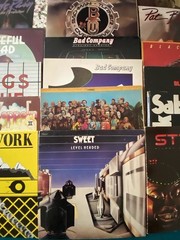 Vintage Lot Of 40 Rock Albums Styx, Ac-dc, Queen,Bto,greatful Dead Etc