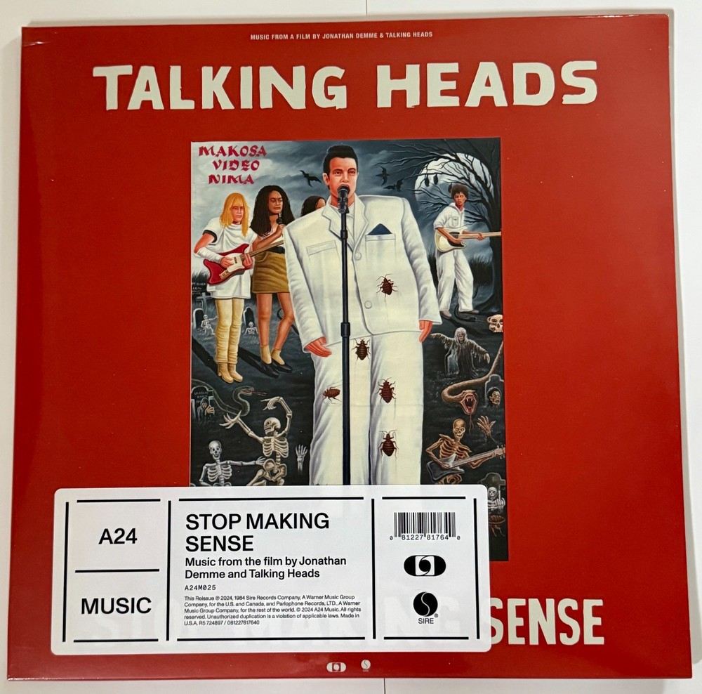 STOP MAKING SENSE – Talking Heads (A24 edition) 2-LP Vinyl – Mint/Sealed