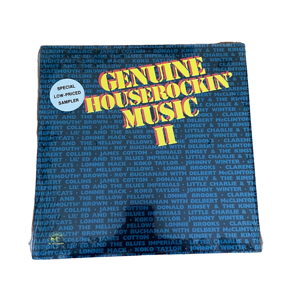 Genuine Houserock Music II Vinyl LP Alligator Records AL 102-A Johnny Winter