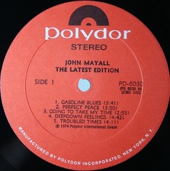 John Mayall – The Latest Edition (LP) (Very Good Plus (VG+)) – 3918966442