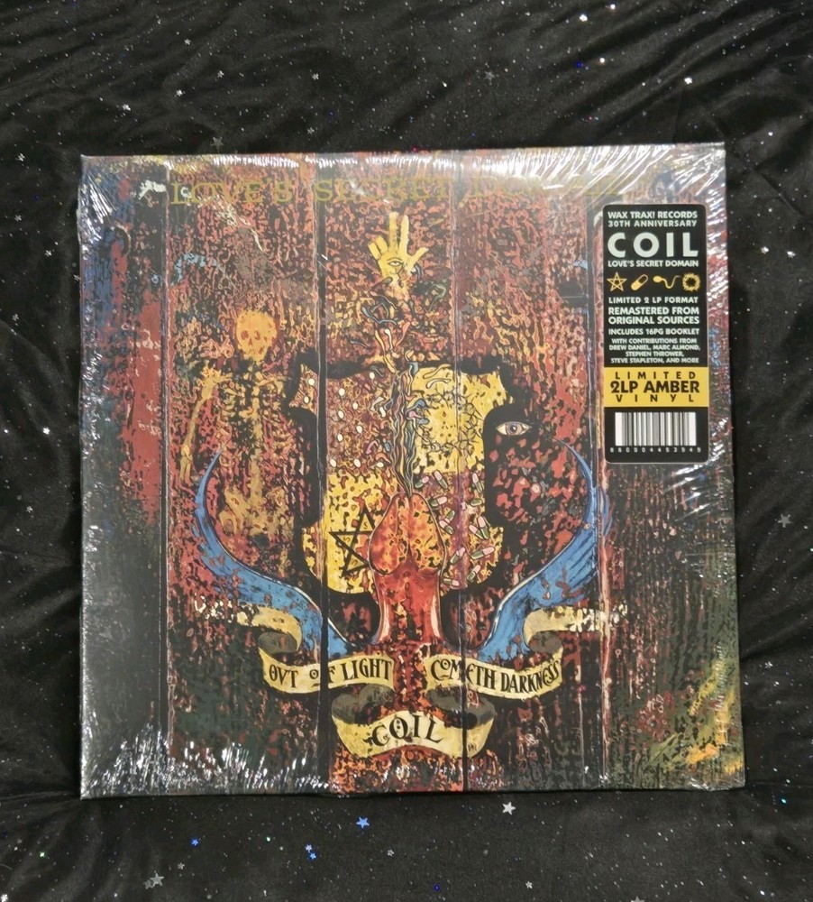 Coil Love’s Secret Domain 30th Anniversary-Deluxe Edition on Amber Colored Vinyl