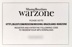 Missing Brazilians – Warzone – POST-PUNK/INDUSTRIAL