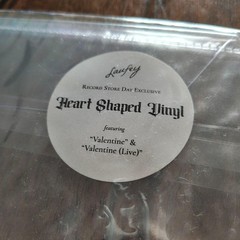 Laufey Valentine Pink Heart Shaped 7-inch Vinyl Record 2023 Limited Edition New