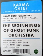 Ghost Funk Orchestra NIGHT WALKER/DEATH WALTZ GREEN VINYL LIM. TO 300 NEW