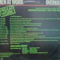 MEN AT WORK (2 x 7″ 1983 45 Promo + PS) Dr. Heckyl & Mr. Jive / Overkill VG+ EX