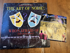 lot 2 The Art of Noise Who’s Afraid of Art of Noise Island 90179 LP & 45 RPM NM-