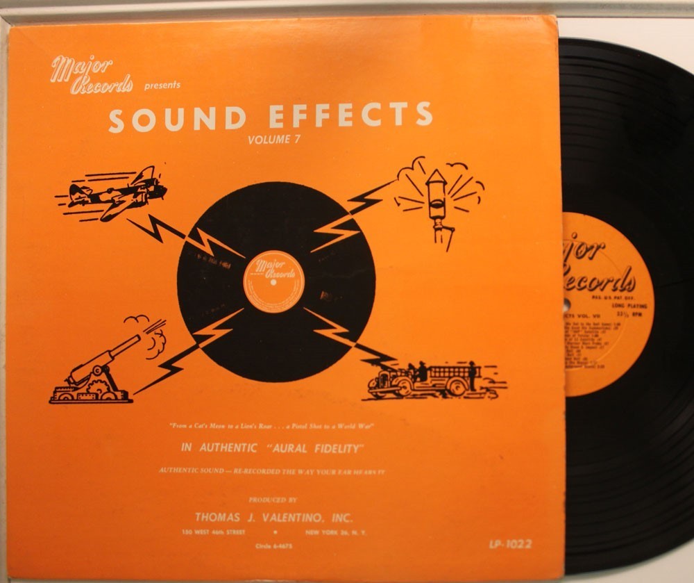 N/A Lp Sound Effects Volume 7 On Major – Vg++ / Vg+ To Vg++