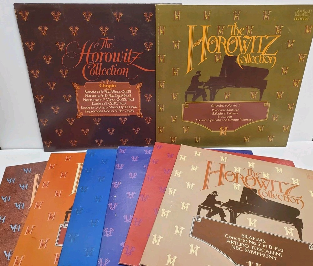 Vladimir Horowitz Collection RCA Red Seal Vinyl. Lot of 8 LPs. Complete Set! NM