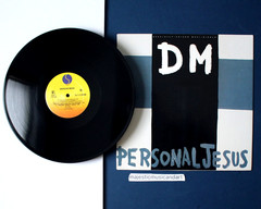 ORIGINAL COVER 1989 DEPECHE MODE PERSONAL JESUS 12 INCH VINYL SRC PRESS RARE