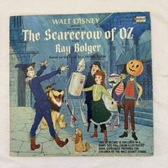 Vintage 1965 Disney The Scarecrow of Oz Ray Bolger LP Story Book ST-3930 VG