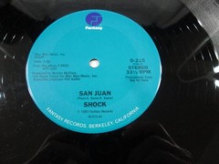 Shock – San Juan /Crank it Up 12″ Vinyl 1983 Fantasy PROMO Electro Funk