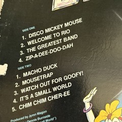Vintage 1979 Mickey Mouse Disco LP Vinyl Record Disneyland Records 2504 Disney