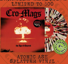 CRO-MAGS THE AGE OF QUARREL Exclusive Edition SPLATTER VINYL 500 Pressed NEW