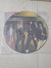 Cinderella: Night Songs 1986 Mercury Records Picture Disc Vinyl LP Hype Sticker