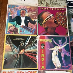Vintage Vinyl Records Collection 25 LP Classic Rock Eclectic 1970s 80s Mixed Lot