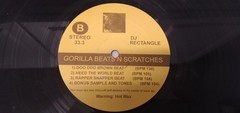 Vintage 1990s Pressing DJ RECTANGLE: Gorilla Beats n Scratches Vinyl