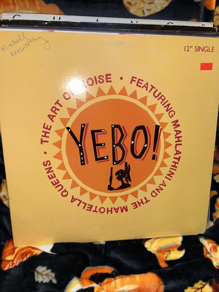 The Art Of Noise Yebo! 12” Single White Label Vinyl Record