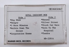 Royal Crescent Mob Spin The World WB-25914 Promo Cassette Tape Playtested