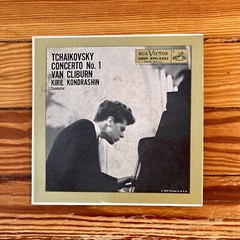 Tchaikovsky: Concerto No. 1 3x 7″ Vinyl EP Tri-Fold Jacket 1958 RCA Red Seal VG+