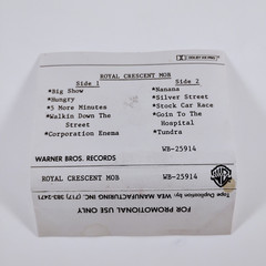 Royal Crescent Mob Spin The World WB-25914 Promo Cassette Tape Playtested