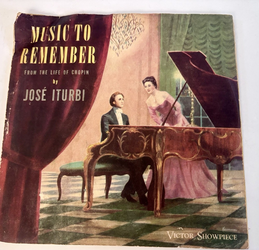 Jose Iturbi Music To Remember (From The Life Of Chopin) 1945 2×78 RPM Classical