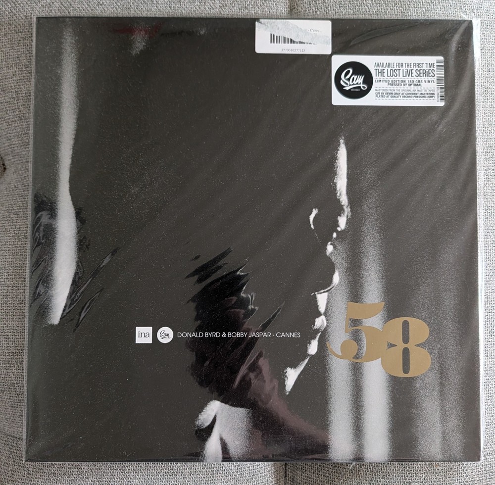 Donald Byrd Bobby Jaspar CANNES ‘58 Vinyl LP 180g LIMITED Sam Records NEW SEALED