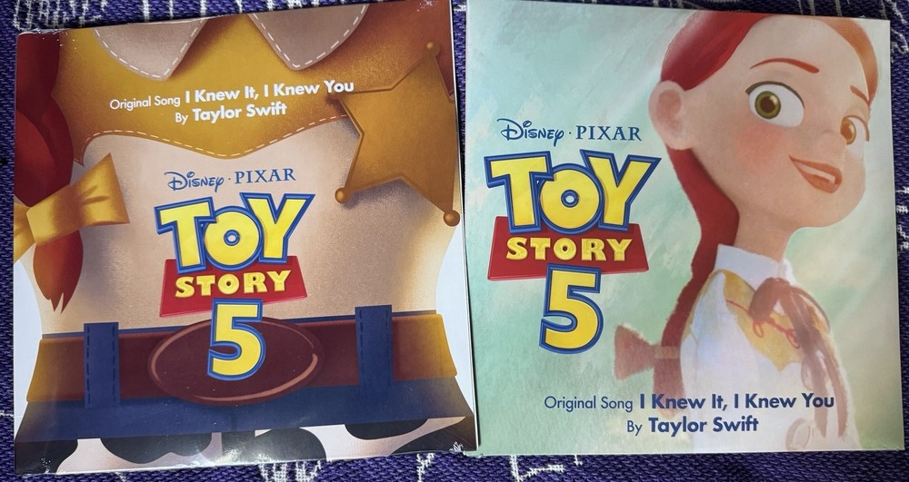 Taylor Swift Toy Story 5 I Knew It I Knew You 10″ Vinyls Jessie Hat And Badge