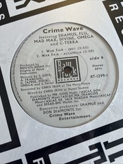 Crime Wave War Fair 12″ Vinyl New Sealed f/ Shamus Flu Mad Max Raw Track Records