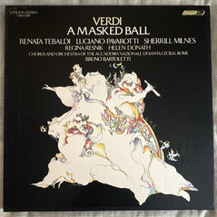 London ffrr A Masked Ball (Un Ballo in Maschera) Vinyl Stereo 33RPM OSA 1398