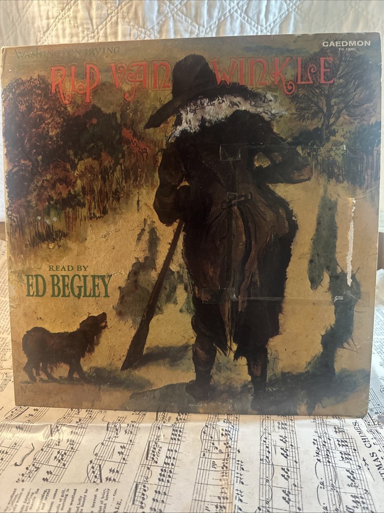 Ed Begley, Washington Irving – Rip Van Winkle LP /Caedmon Records‎–TC1241 / 1968