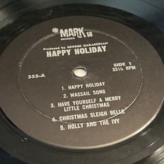 Happy Holiday Vinyl LP Record Wally Stott Orchestra Christmas Mark56 555 Shrink