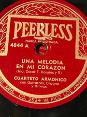 Peerless Latin MEXICO 1920s Cuarteto Armonico – Recuerdo Del Mar/Melodia Corazon