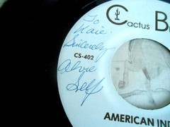 ALVIE SELF American Indian 45 NM w/PS ultra rare private country SIGNED??