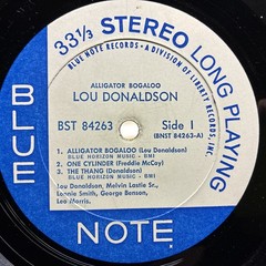 LOU DONALDSON Alligator Bogaloo BLUE NOTE stereo LP in mono cover…hmmm…