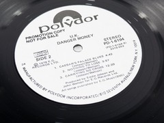 UK – Danger Money 1979 Polydor Vinyl LP, Promotional Copy, EX, Rare