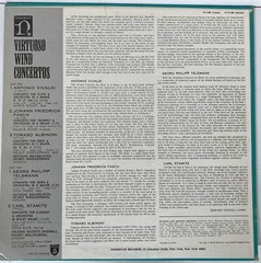 VIRTUOSO WIND CONCERTOS Vivaldi Fasch Albinoni Stamitz Telemann vinyl H-711448