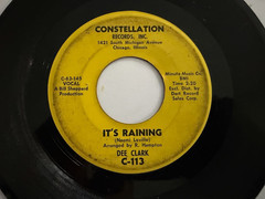 Northern Soul 45 / Dee Clark “That’s My Girl / It’s Raining” Constellation Hear