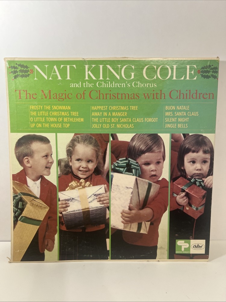 Nat King Cole Magic of Christmas with Children LP Album 1967 Capitol L6517